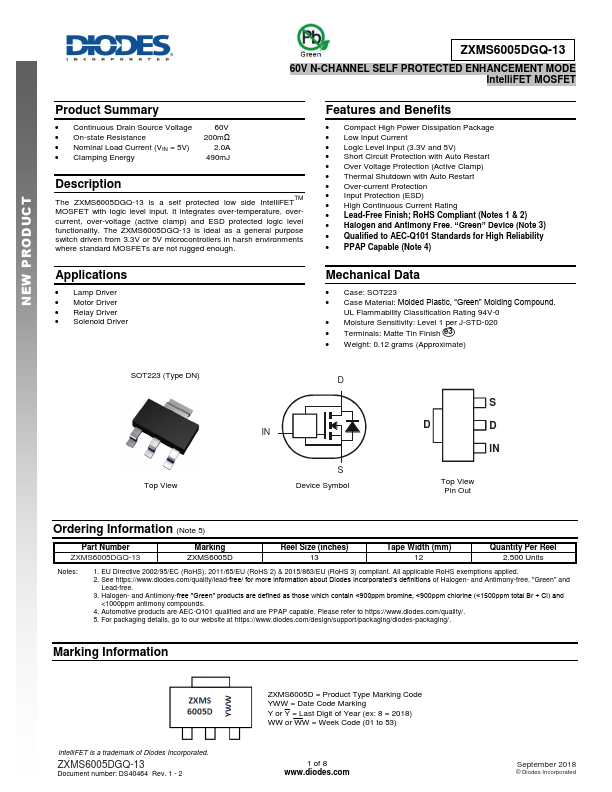 ZXMS6005DGQ-13