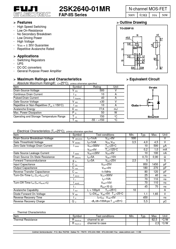 2SK2640-01MR