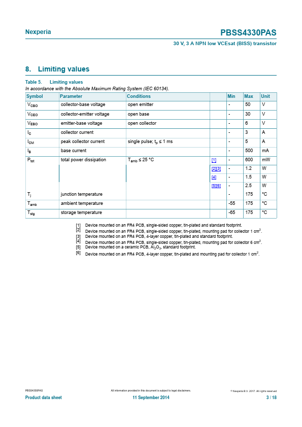 PBSS4330PAS