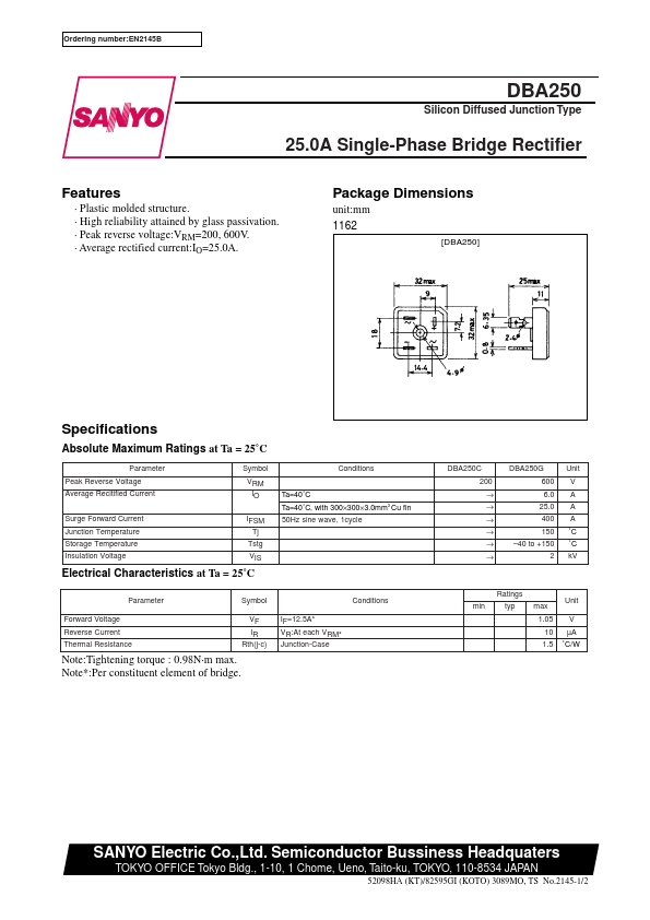 DBA250