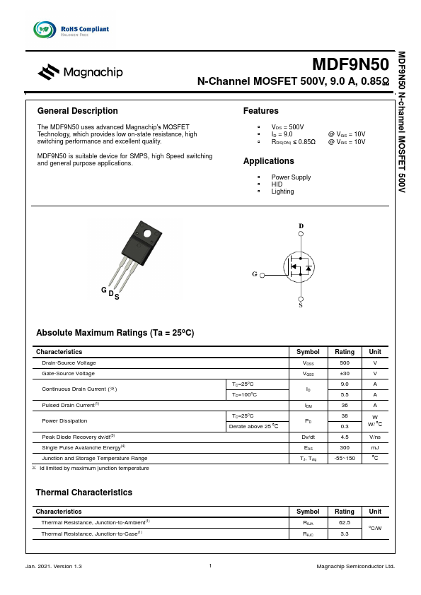 MDF9N50