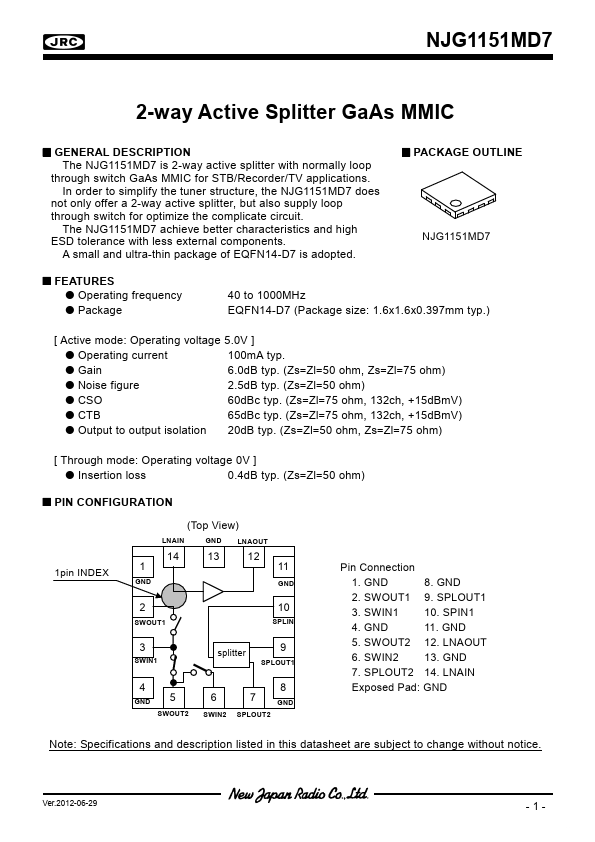 NJG1151MD7