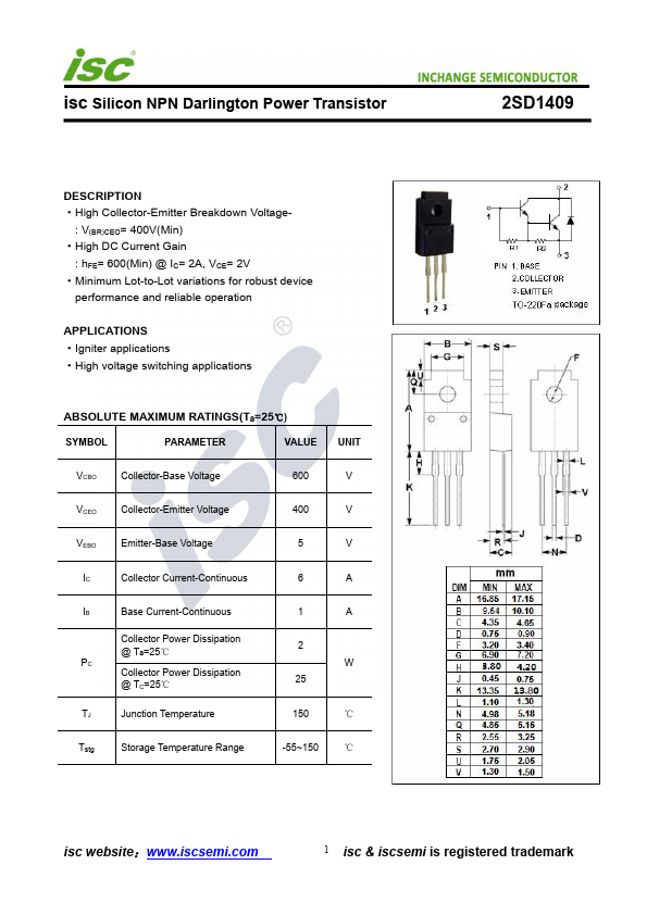 2SD1409