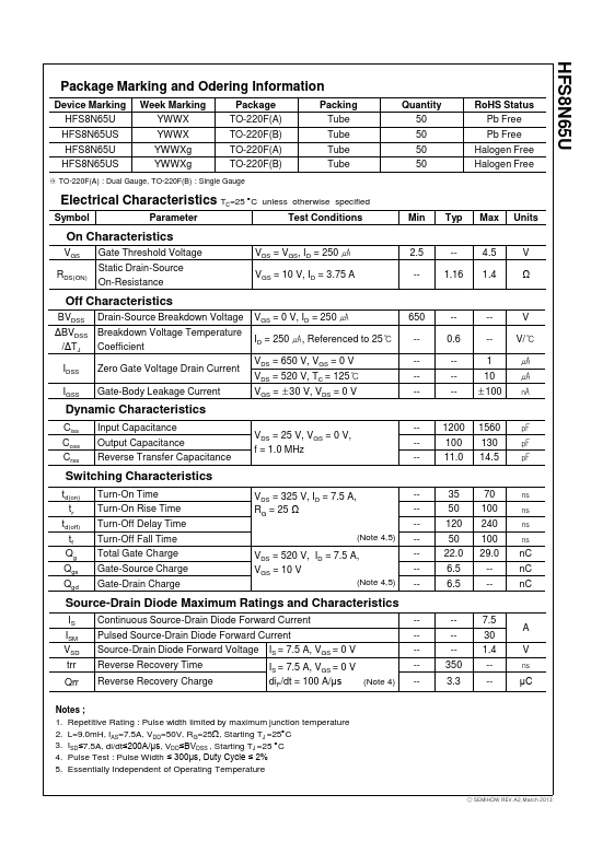 HFS8N65U