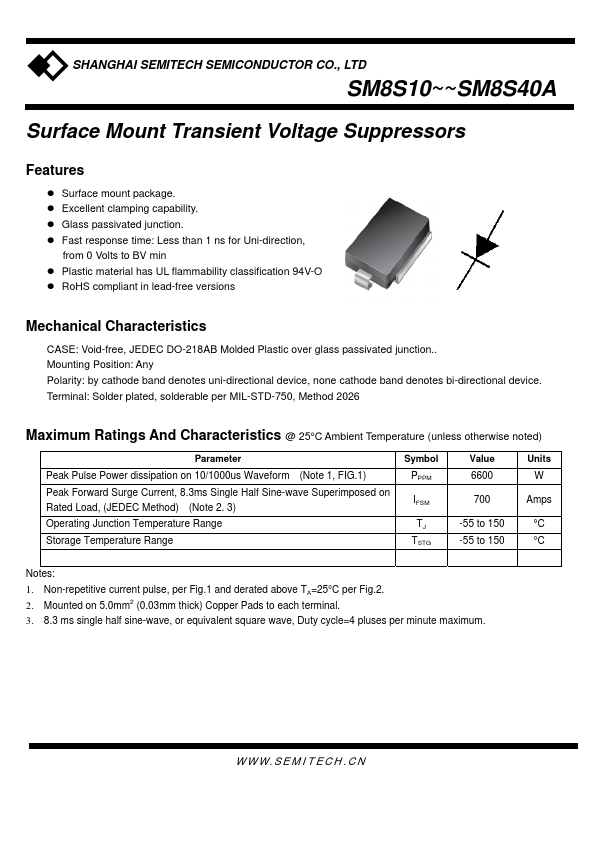 SM8S26A