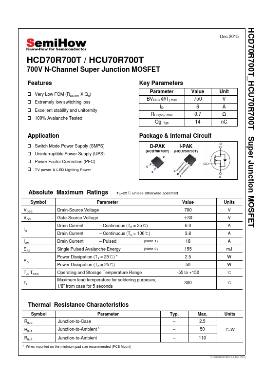 HCU70R700T