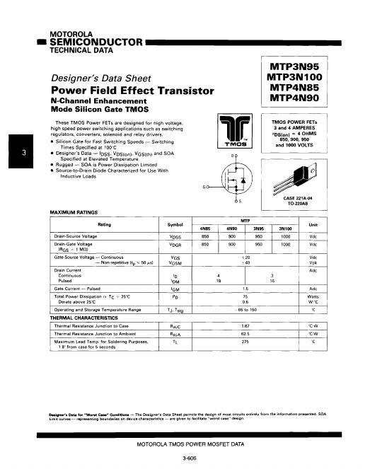 MTP4N85