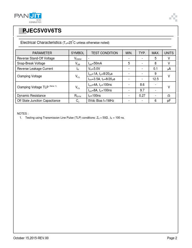 PJEC5V0V6TS