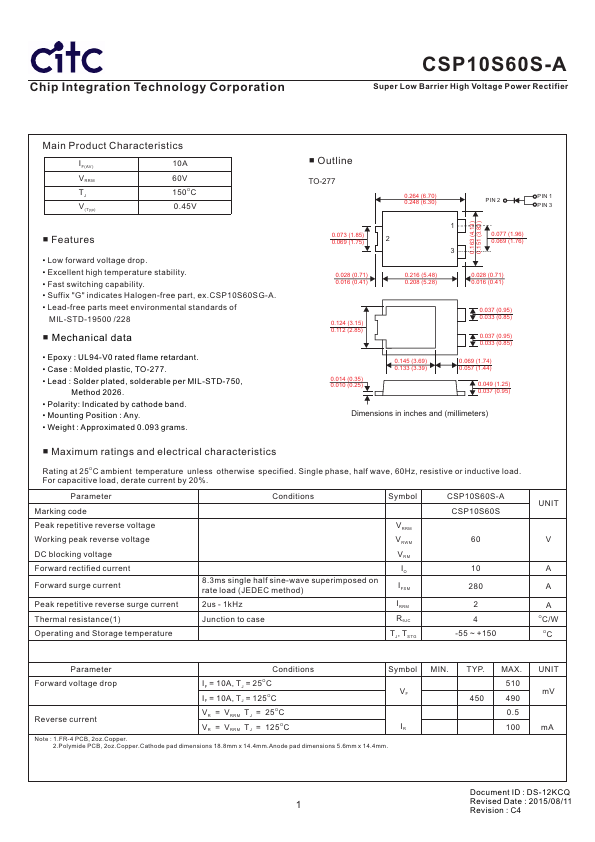 CSP10S60S-A