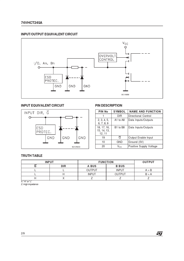 74VHCT245A