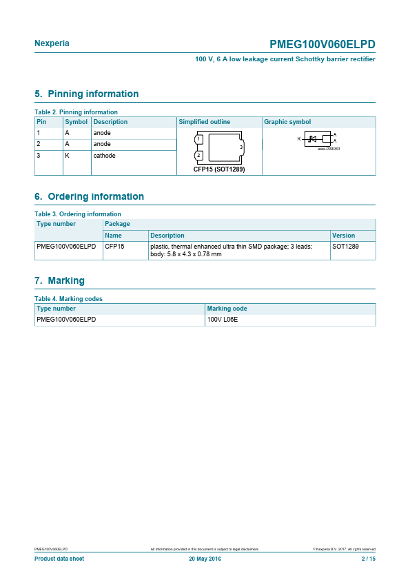 PMEG100V060ELPD