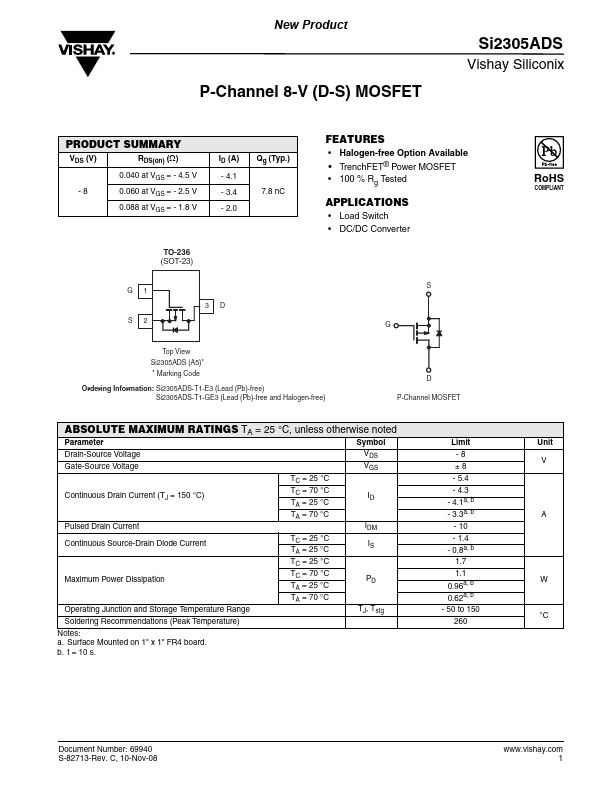 SI2305ADS