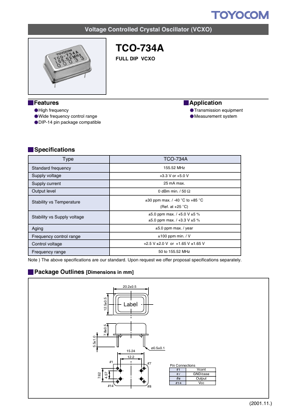 TCO-734A