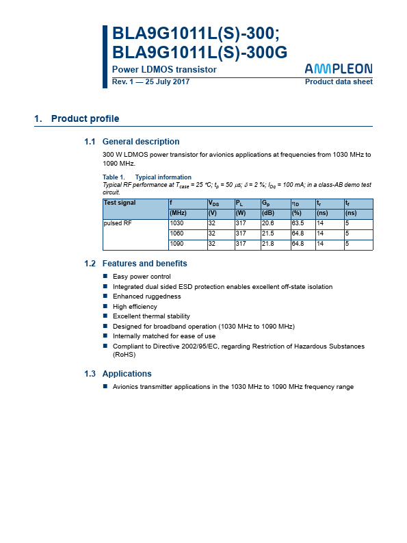 BLA9G1011L-300