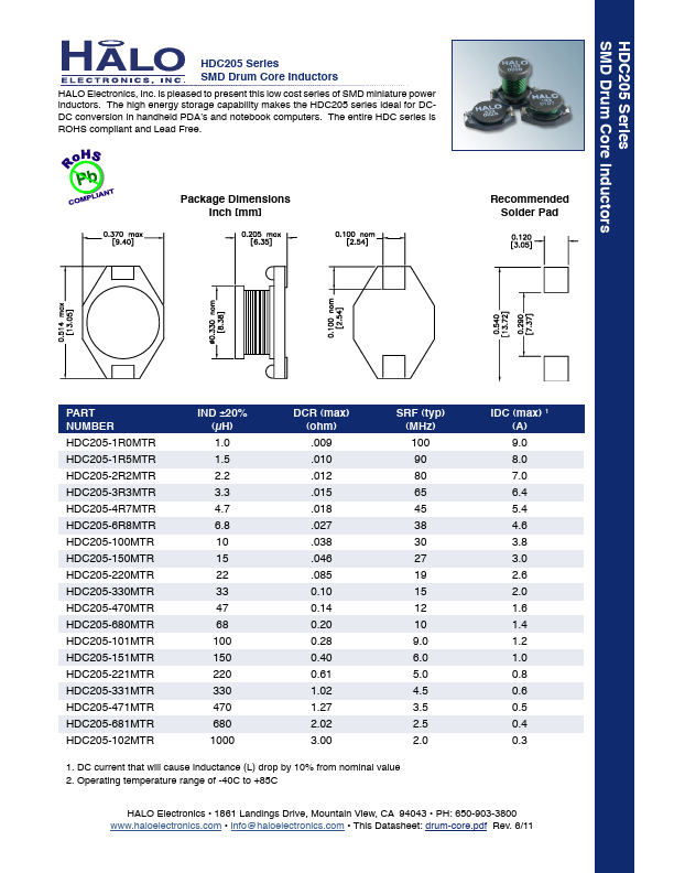 HDC450-102MTR