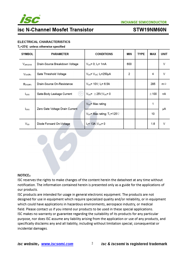 STW19NM60N