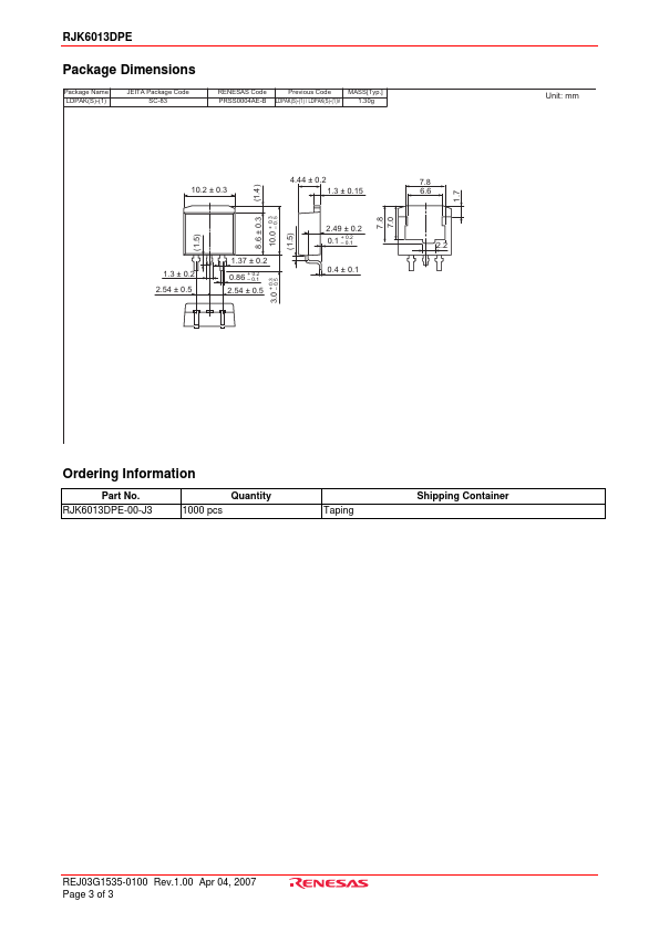 RJK6013DPE