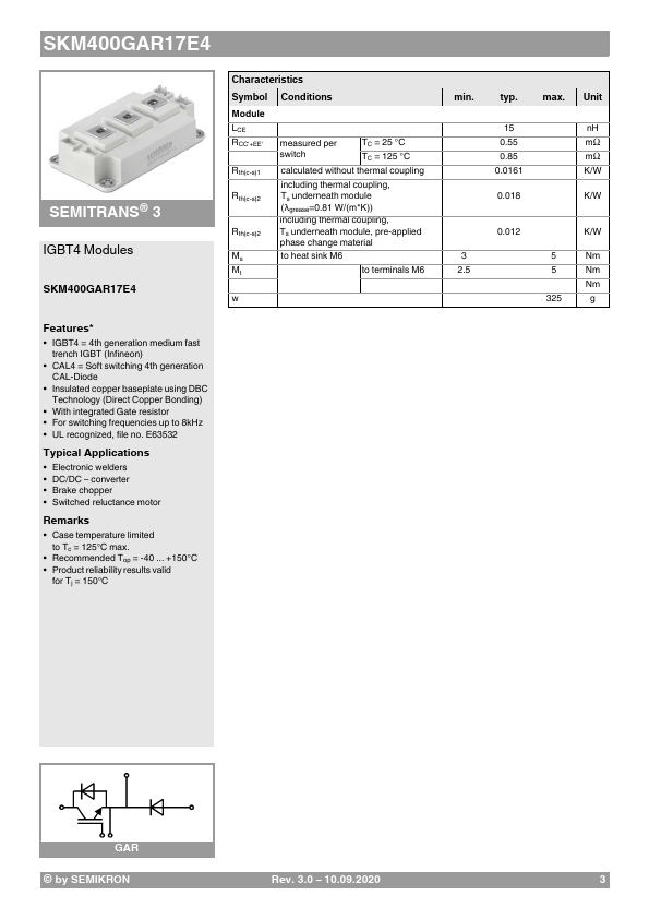 SKM400GAR17E4