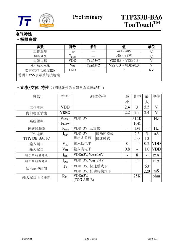 TTP233B-BA6