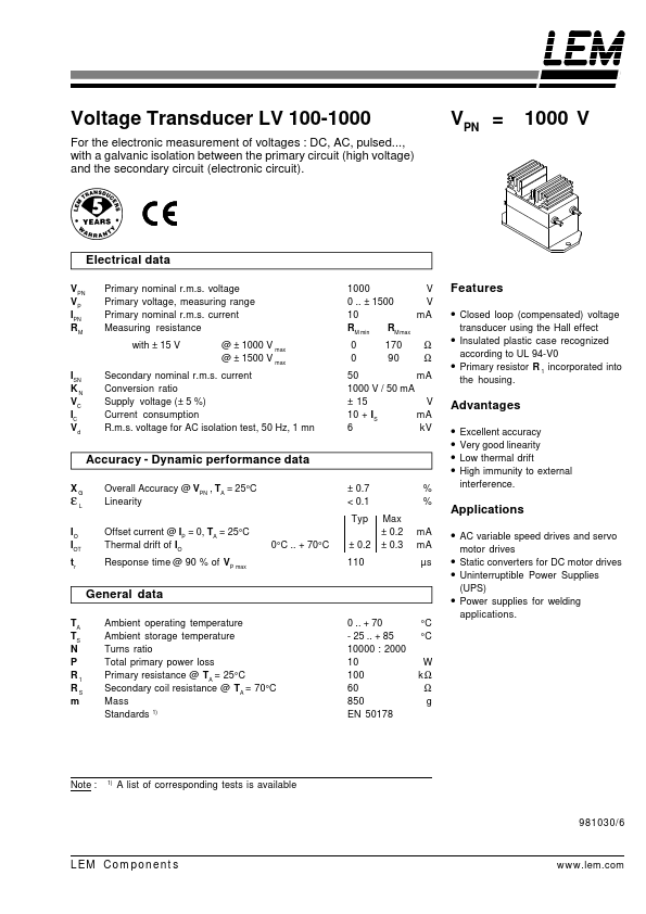 LV100-1000