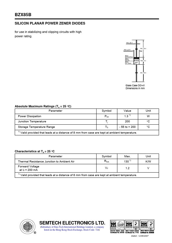 BZX85B10