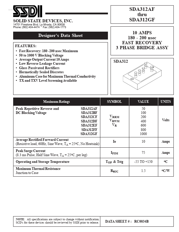 SDA312CF