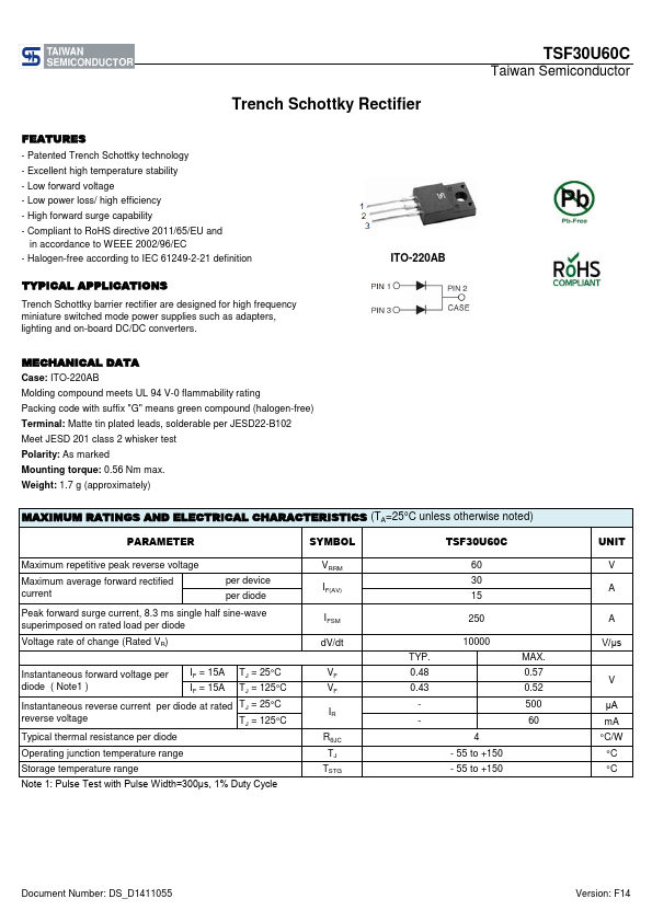 TSF30U60C