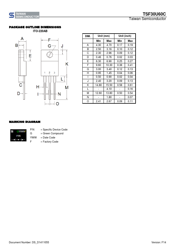 TSF30U60C