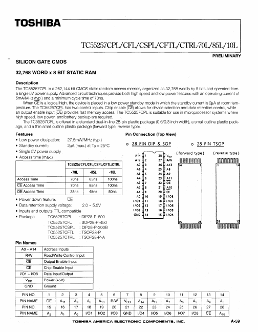 TC55257CTRL-85L