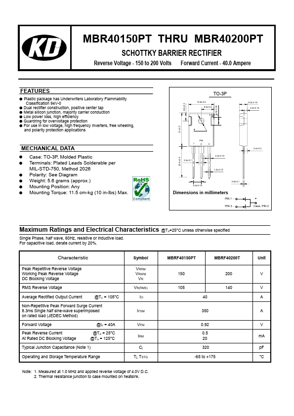 MBR40150PT