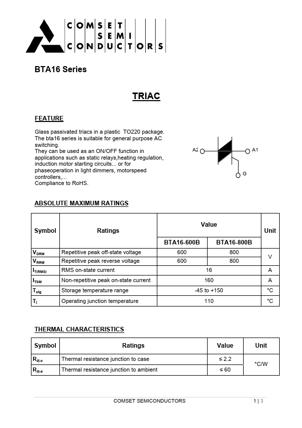 BTA16-600B