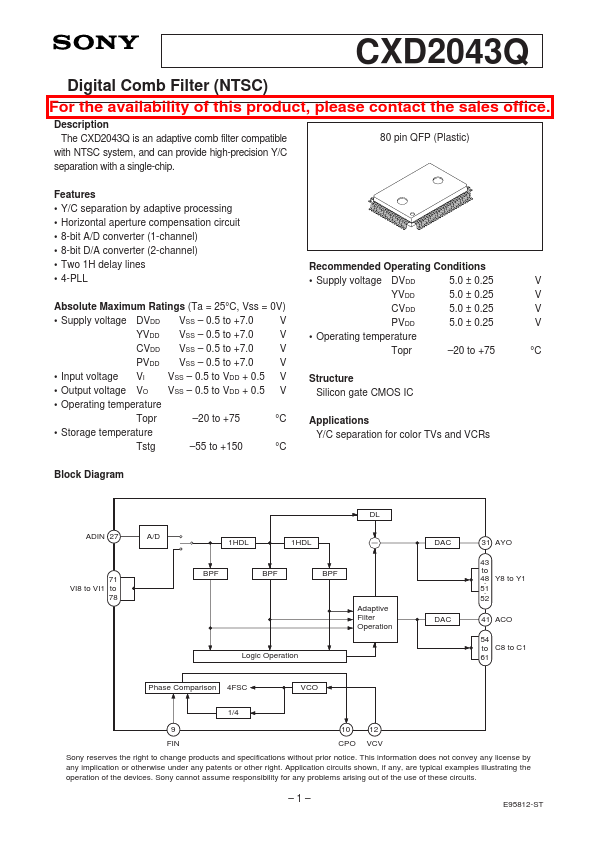 CXD2043Q