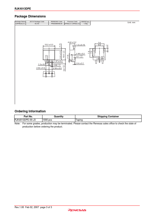 RJK4013DPE