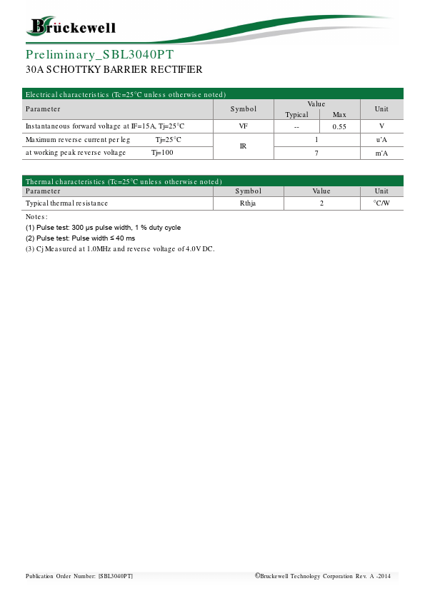 SBL3040PT