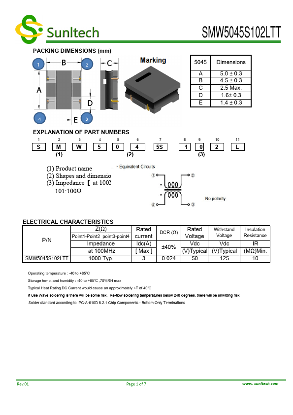 SMW5045S102LTT