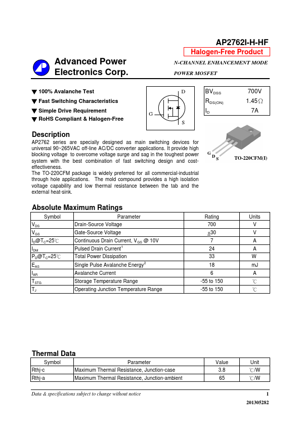 AP2762I-H-HF