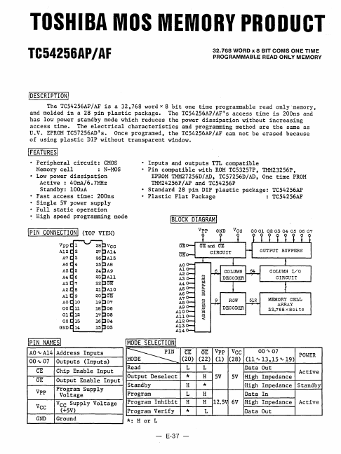 TC54256AF