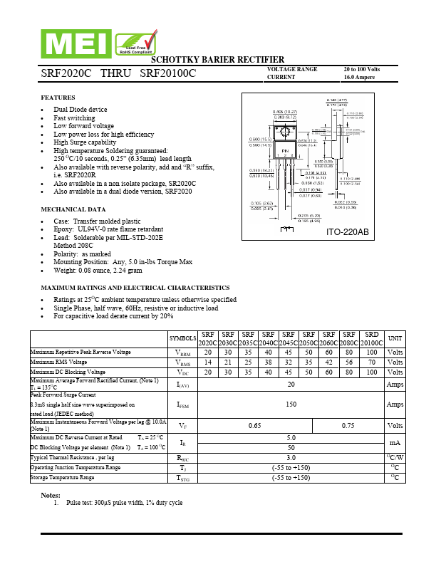 SRF2060C