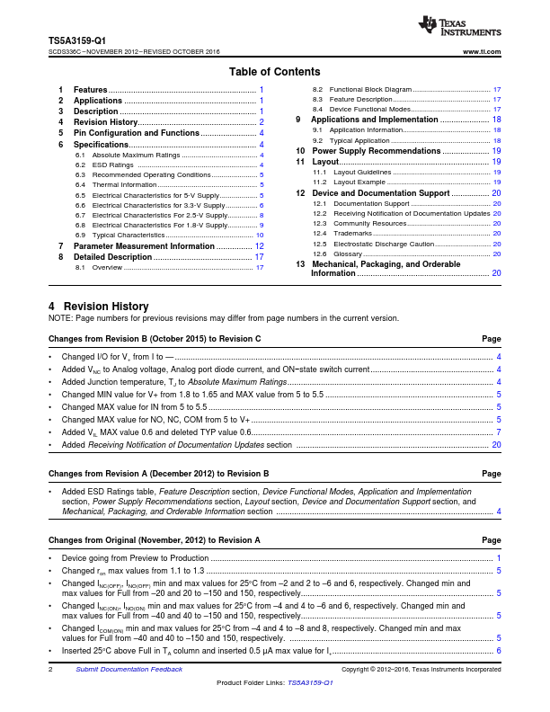 TS5A3159-Q1