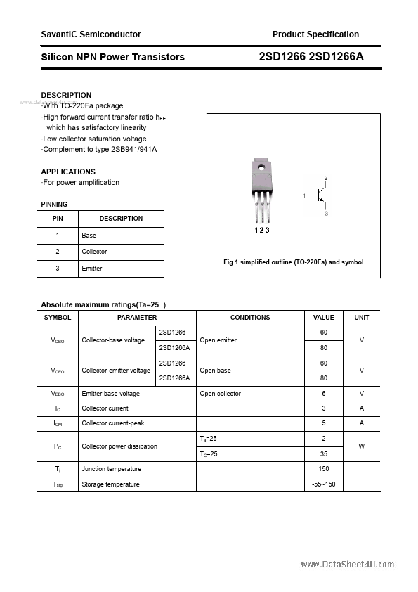 2SD1266A