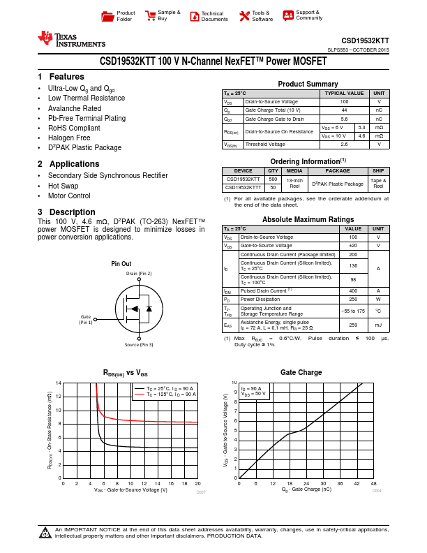 CSD19532KTT