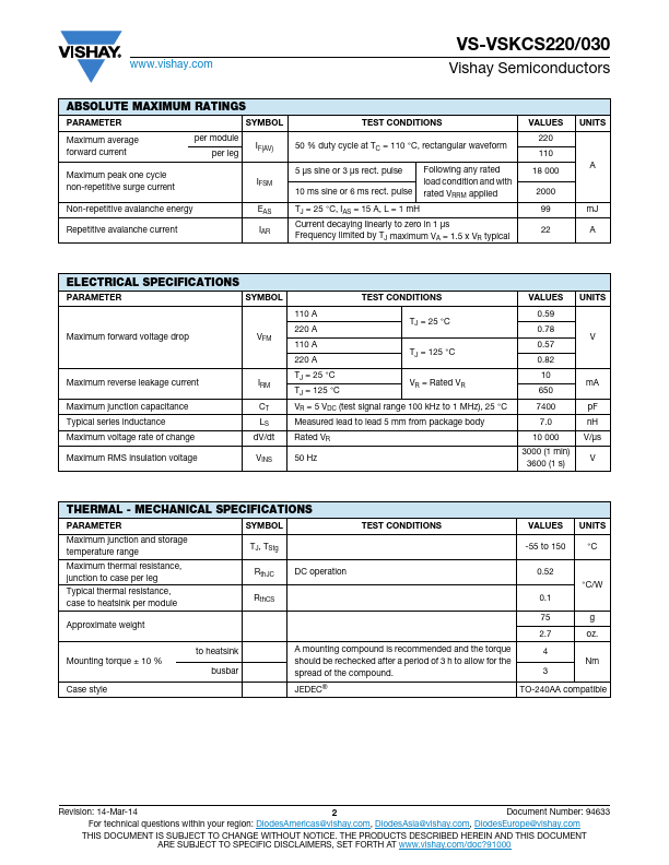 VS-VSKCS220-030