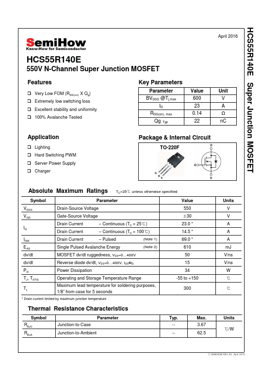 HCS55R140E