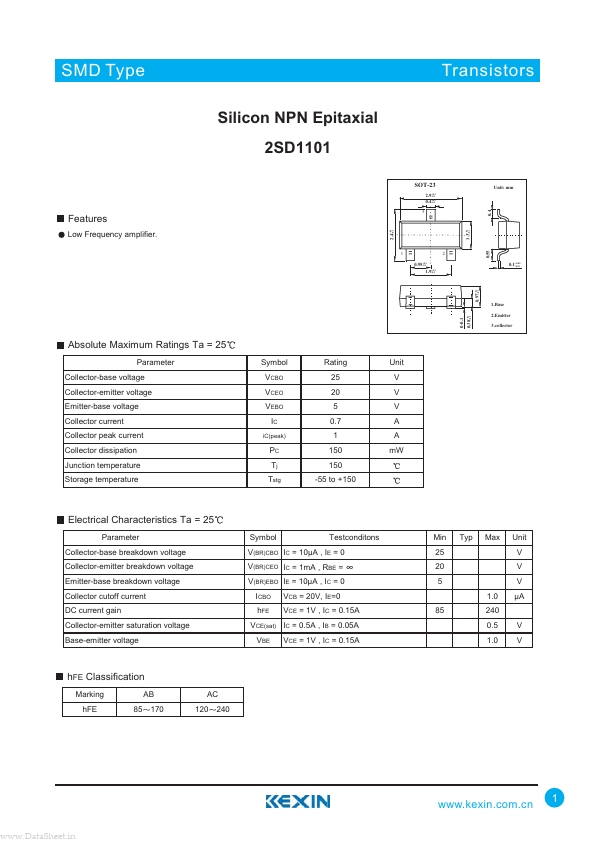 2SD1101