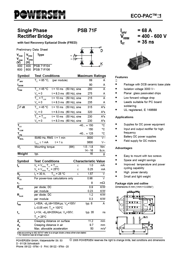 PSB71F