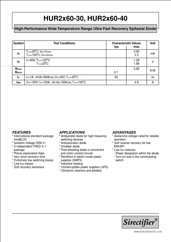 HUR2X60-30