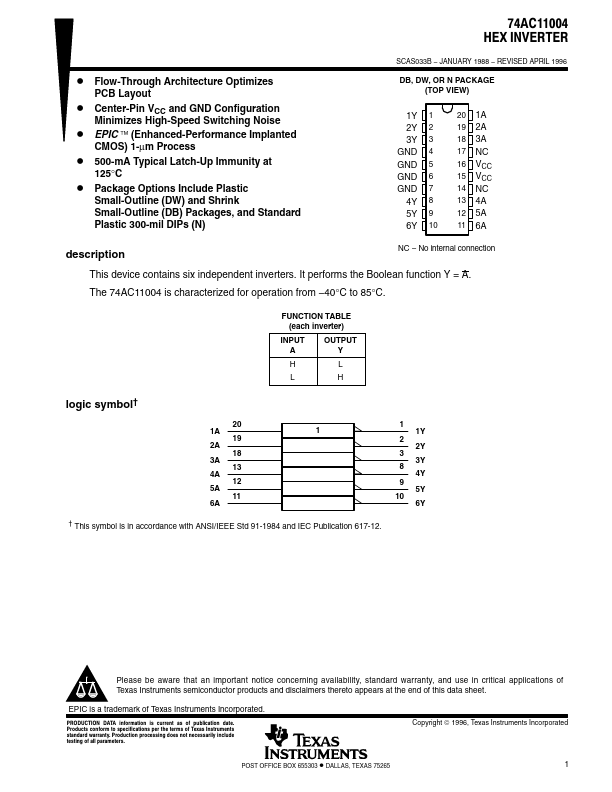 74AC11004