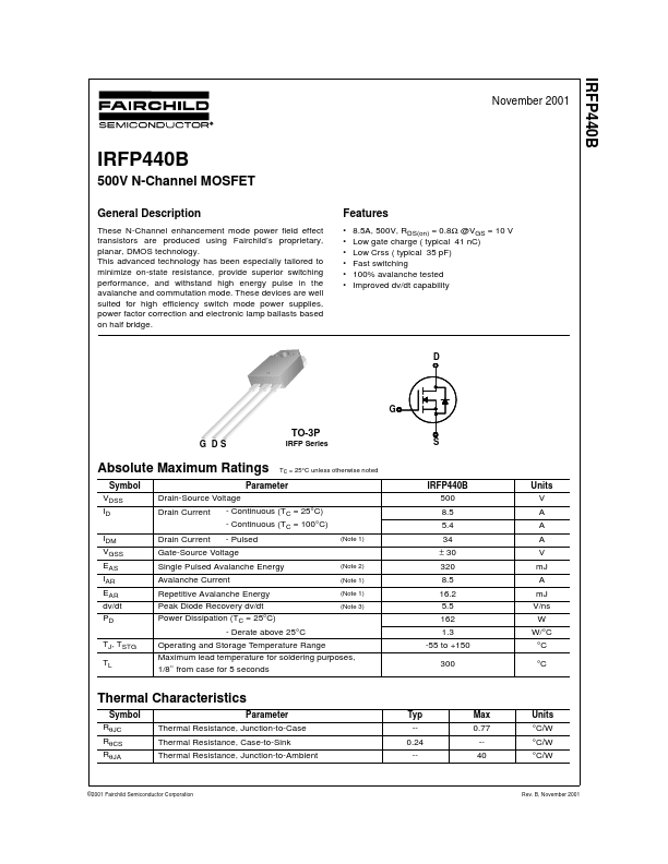 IRFP440B