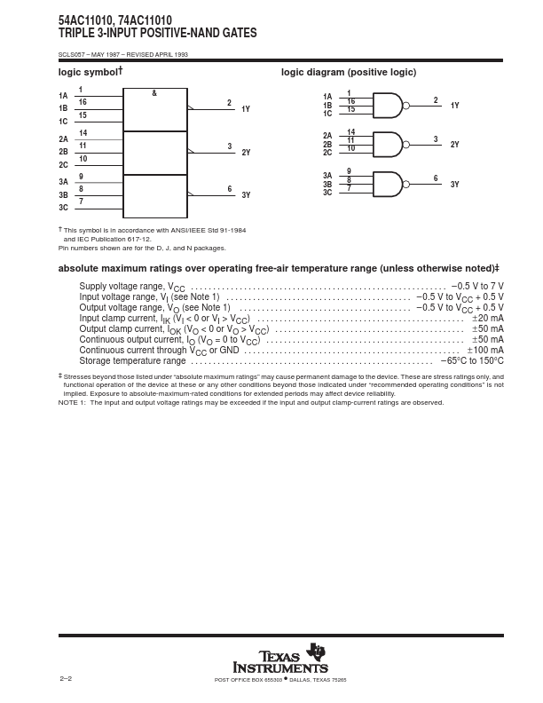 74AC11010