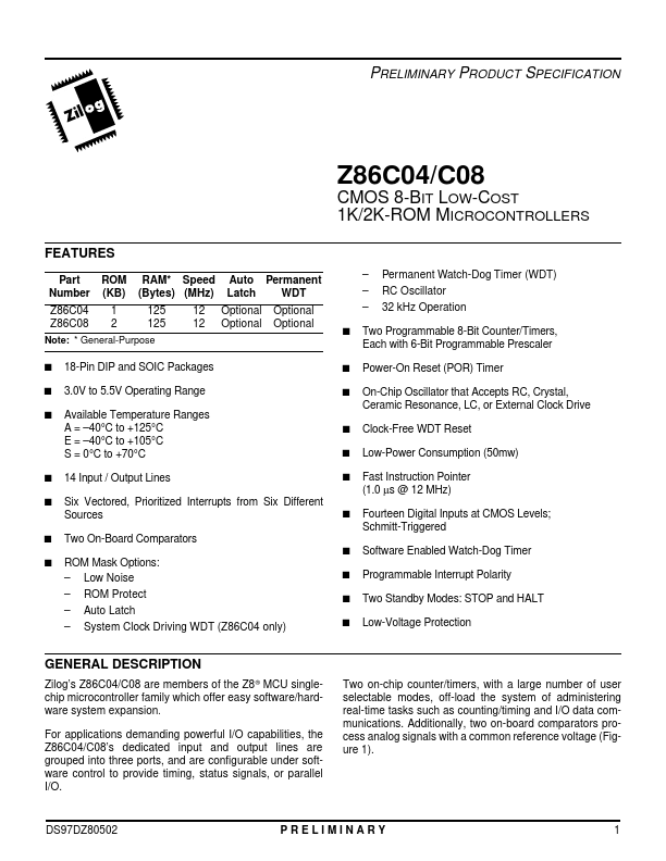 Z86C08